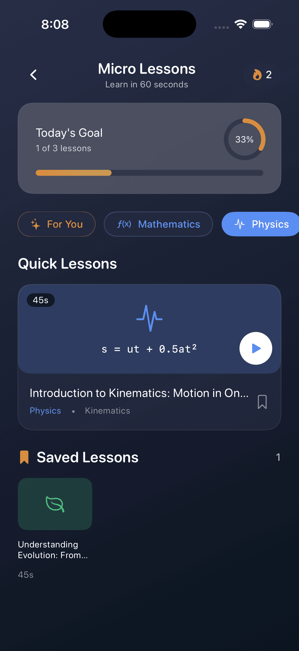 SolutionBoss Micro Lessons screen with quick learning videos